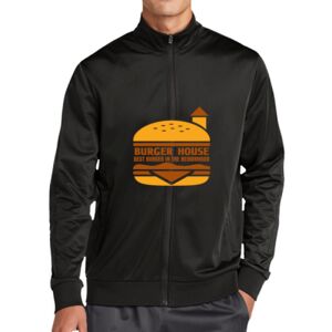 Tricot Sleeve Stripe Track Jacket Thumbnail