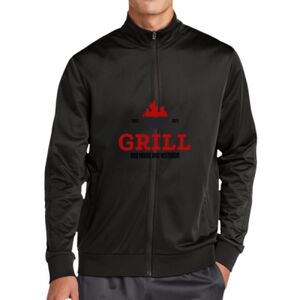 Tricot Sleeve Stripe Track Jacket Thumbnail