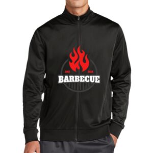 Tricot Sleeve Stripe Track Jacket Thumbnail