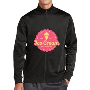 Tricot Sleeve Stripe Track Jacket Thumbnail