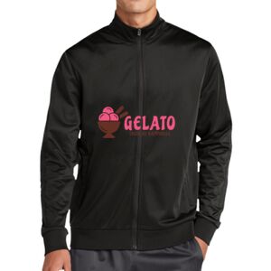 Tricot Sleeve Stripe Track Jacket Thumbnail