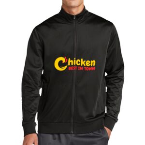 Tricot Sleeve Stripe Track Jacket Thumbnail