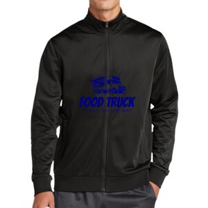 Tricot Sleeve Stripe Track Jacket Thumbnail