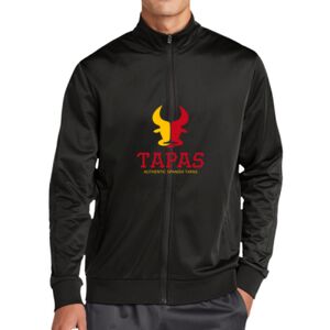 Tricot Sleeve Stripe Track Jacket Thumbnail