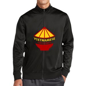 Tricot Sleeve Stripe Track Jacket Thumbnail