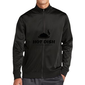 Tricot Sleeve Stripe Track Jacket Thumbnail