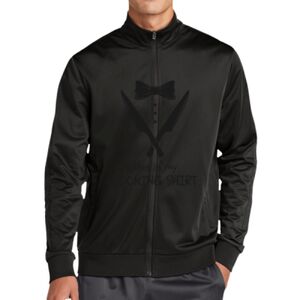 Tricot Sleeve Stripe Track Jacket Thumbnail