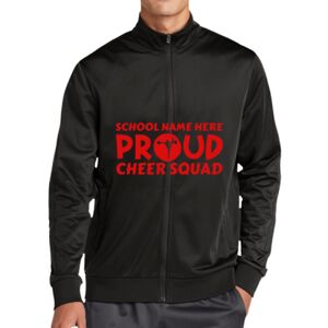 Tricot Sleeve Stripe Track Jacket Thumbnail