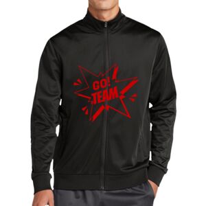 Tricot Sleeve Stripe Track Jacket Thumbnail
