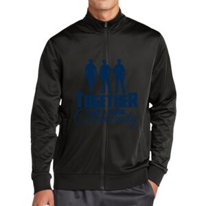 Tricot Sleeve Stripe Track Jacket Thumbnail