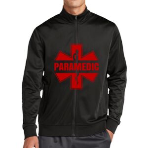 Tricot Sleeve Stripe Track Jacket Thumbnail