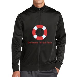 Tricot Sleeve Stripe Track Jacket Thumbnail