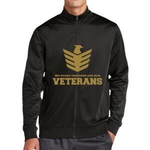 Tricot Sleeve Stripe Track Jacket Thumbnail