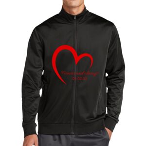 Tricot Sleeve Stripe Track Jacket Thumbnail
