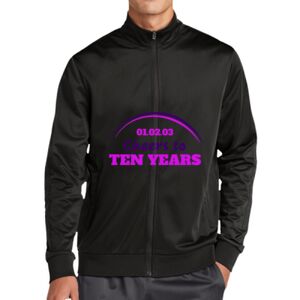 Tricot Sleeve Stripe Track Jacket Thumbnail