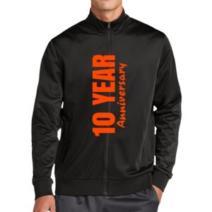 Tricot Sleeve Stripe Track Jacket Thumbnail