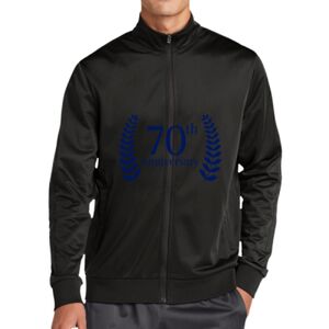 Tricot Sleeve Stripe Track Jacket Thumbnail