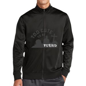 Tricot Sleeve Stripe Track Jacket Thumbnail