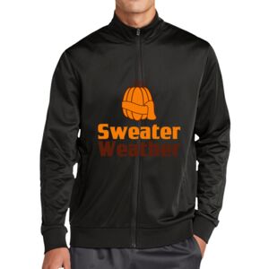 Tricot Sleeve Stripe Track Jacket Thumbnail
