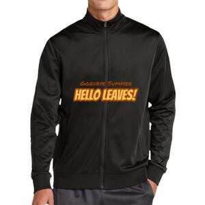 Tricot Sleeve Stripe Track Jacket Thumbnail