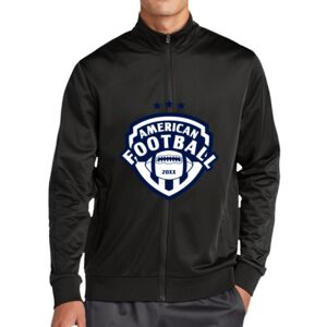 Tricot Sleeve Stripe Track Jacket Thumbnail