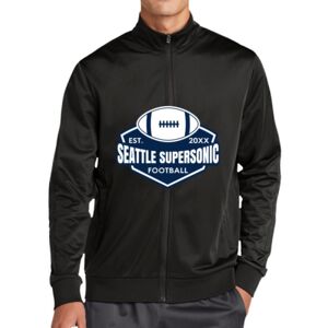 Tricot Sleeve Stripe Track Jacket Thumbnail