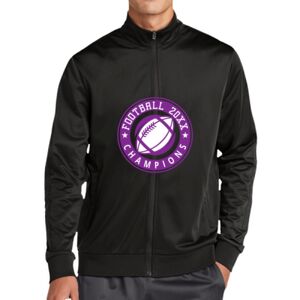 Tricot Sleeve Stripe Track Jacket Thumbnail