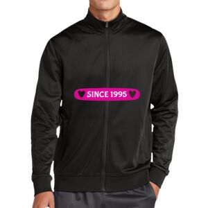 Tricot Sleeve Stripe Track Jacket Thumbnail