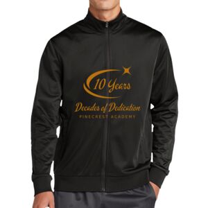 Tricot Sleeve Stripe Track Jacket Thumbnail