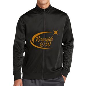 Tricot Sleeve Stripe Track Jacket Thumbnail