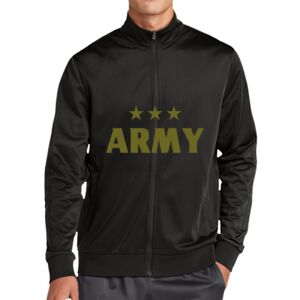 Tricot Sleeve Stripe Track Jacket Thumbnail