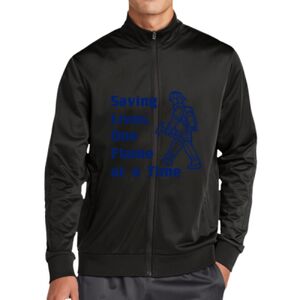 Tricot Sleeve Stripe Track Jacket Thumbnail