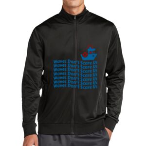Tricot Sleeve Stripe Track Jacket Thumbnail